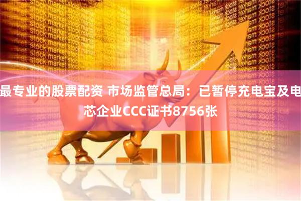 最专业的股票配资 市场监管总局：已暂停充电宝及电芯企业CCC证书8756张
