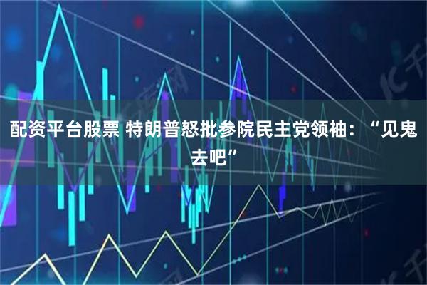 配资平台股票 特朗普怒批参院民主党领袖：“见鬼去吧”